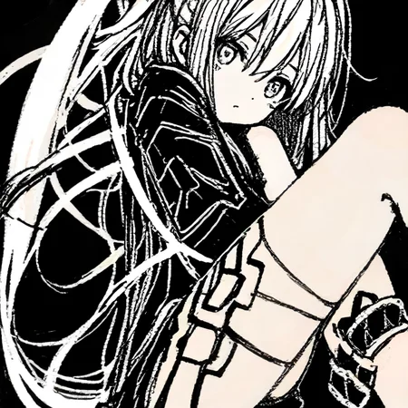 girl, bare legs, leg ornament, black background, ðððððððððð sketch, <lora:ðððððððððð:1.0>, <lora:Hyper-SDXL-2steps-lora:1.0>