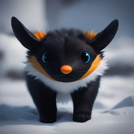 score_9, score_8_up, score_7_up, pikaole no humans (animal focus:0.5), (Great Tit:1.05), fur, full body solo blurry background, cute rating_safe source_furry, (dynamic pose:0.5), pikaole, source_photorealistic
