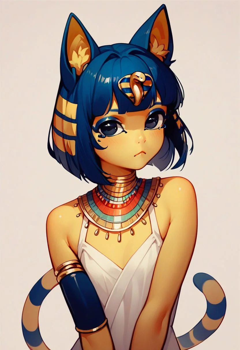 score_9, score_8_up, score_7_up, score_6_up, best quality, highres, source_anime, cute doodle, solo, ankha