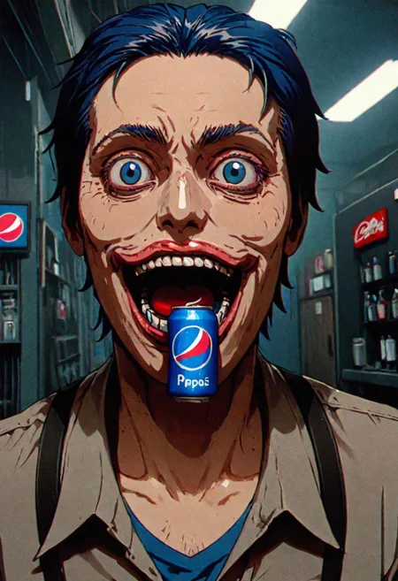 A man in a pepsi ad