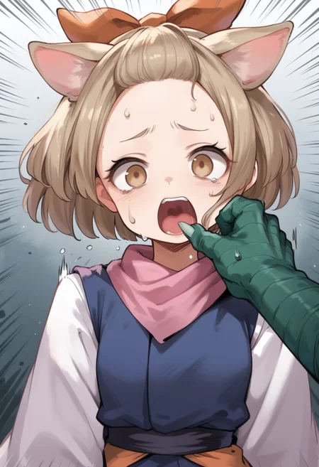 (score_9:0.9),score_8_up,score_7_up,rating_safe,anime style,(zPDXL),(zPDXL3),<lora:Ash Blossom & Joyous Spring ponyXL v1:0.71>,ash blossom & joyous spring,1girl,solo,open mouth,sweat,upper body,looking at viewer,emphasis lines,parody,sweating profusely,sleeves past wrists,screaming,scared,white kimono,empty eyes,green arm monster