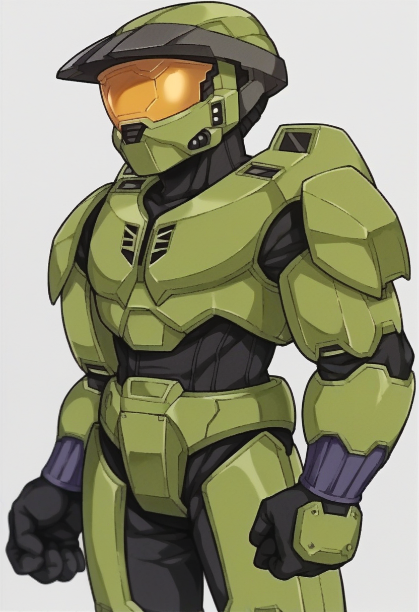 score_9, score_8_up, score_7_up, source_anime BREAK
<lora:zs_FE9PortraitsXL:1> fe9portraits, solo, cowboy shot, simple background, 1boy, 
 <lora:masterchief-halo-richy-v1_pdxl:1> masterchief, helmet, visor, power armor