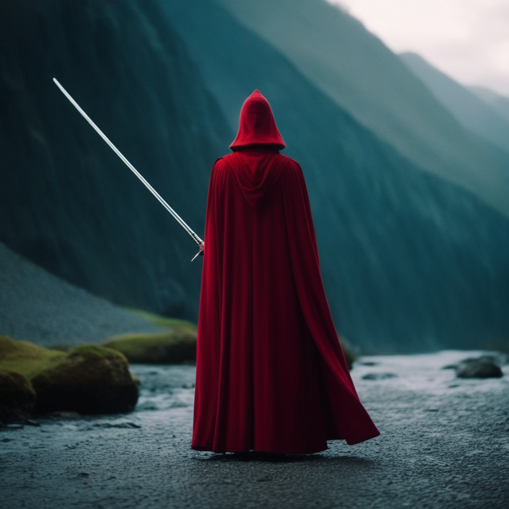 cinematic film still of  <lora:Crimson Guard:1.5>
Crimson Guard a person in a red robe holding a pike, shallow depth of field, vignette, highly detailed, high budget, bokeh, cinemascope, moody, epic, gorgeous, film grain, grainy
