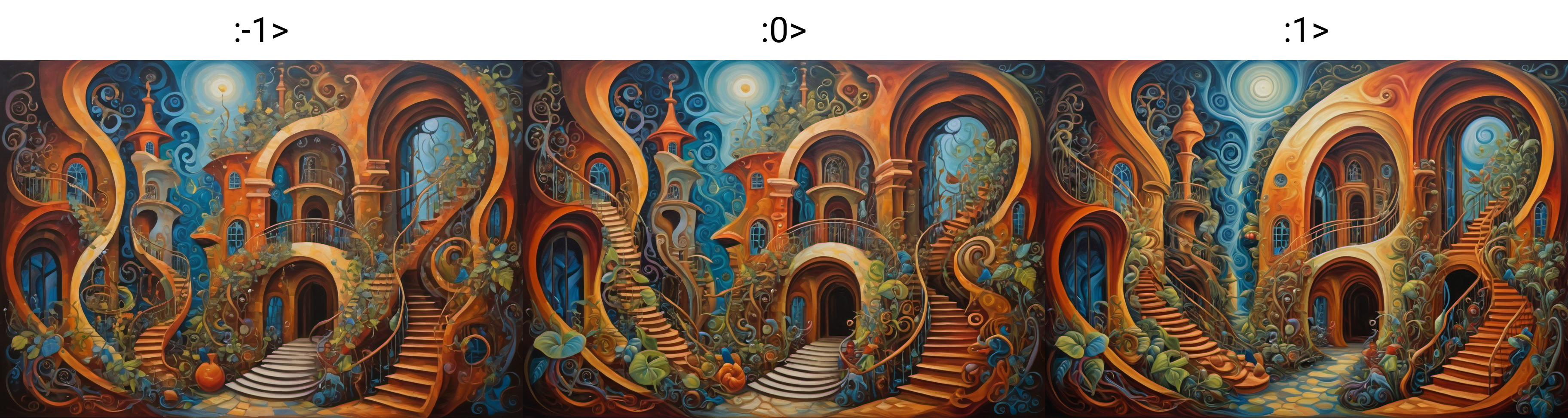 Abstract oil painting of eccentric architecture and bizarre botanicals,theme of the inside outside,textured swirls strokes shapes spirals cascades,energy,tempo,bold,high contrast,surrealism,detailed,<lora:detailer-xl:-1>,