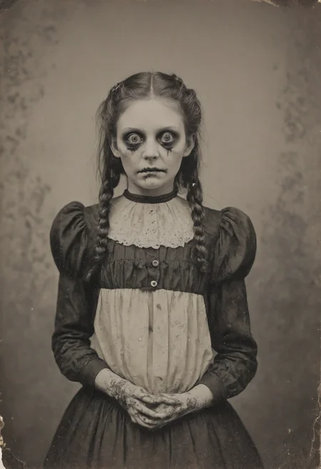 antique photo, nameless one, style of horror novel, <lora:Antique_Photo:1>