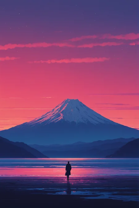 by Alena Aenami and Hisui Sugiurain the style of James Gilleard, digital oil pastel on canvas<lora:oil_pastel:1.00> of a cinematic photo <lora:juggernaut_cinematic:1.00>