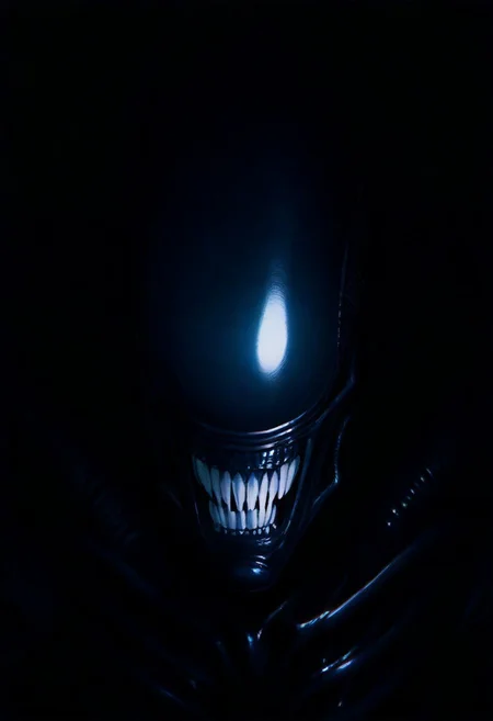 Xenomorph, solo, dark, light, the light illuminates part of the face, masterpiece, best quality, very aesthetic, close up,
horror, hyperrealistic, DnD_Grainyboyz, grainy, noise,