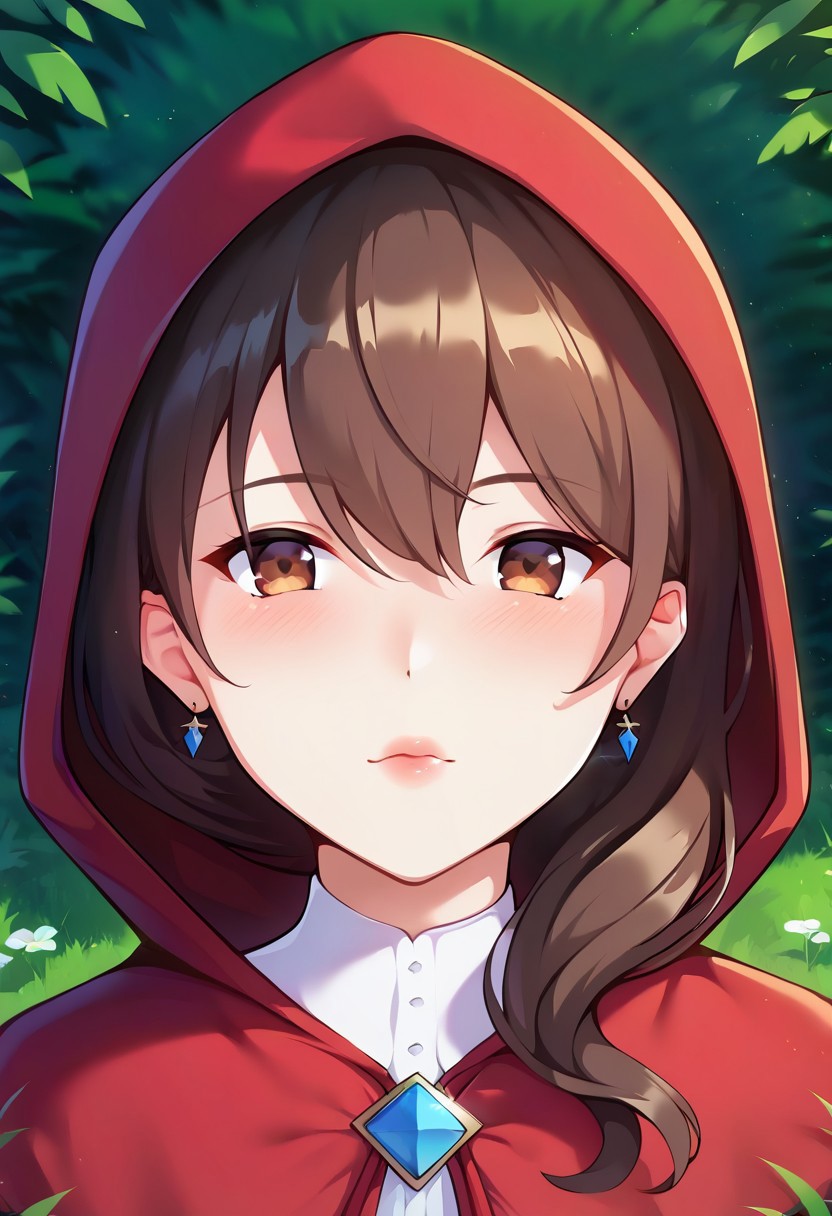 score_9, score_8_up, score_7_up, best quality, masterpiece, uncensored, source_anime
BREAK
little red hood, brown eyes, white pantyhose, brown hair