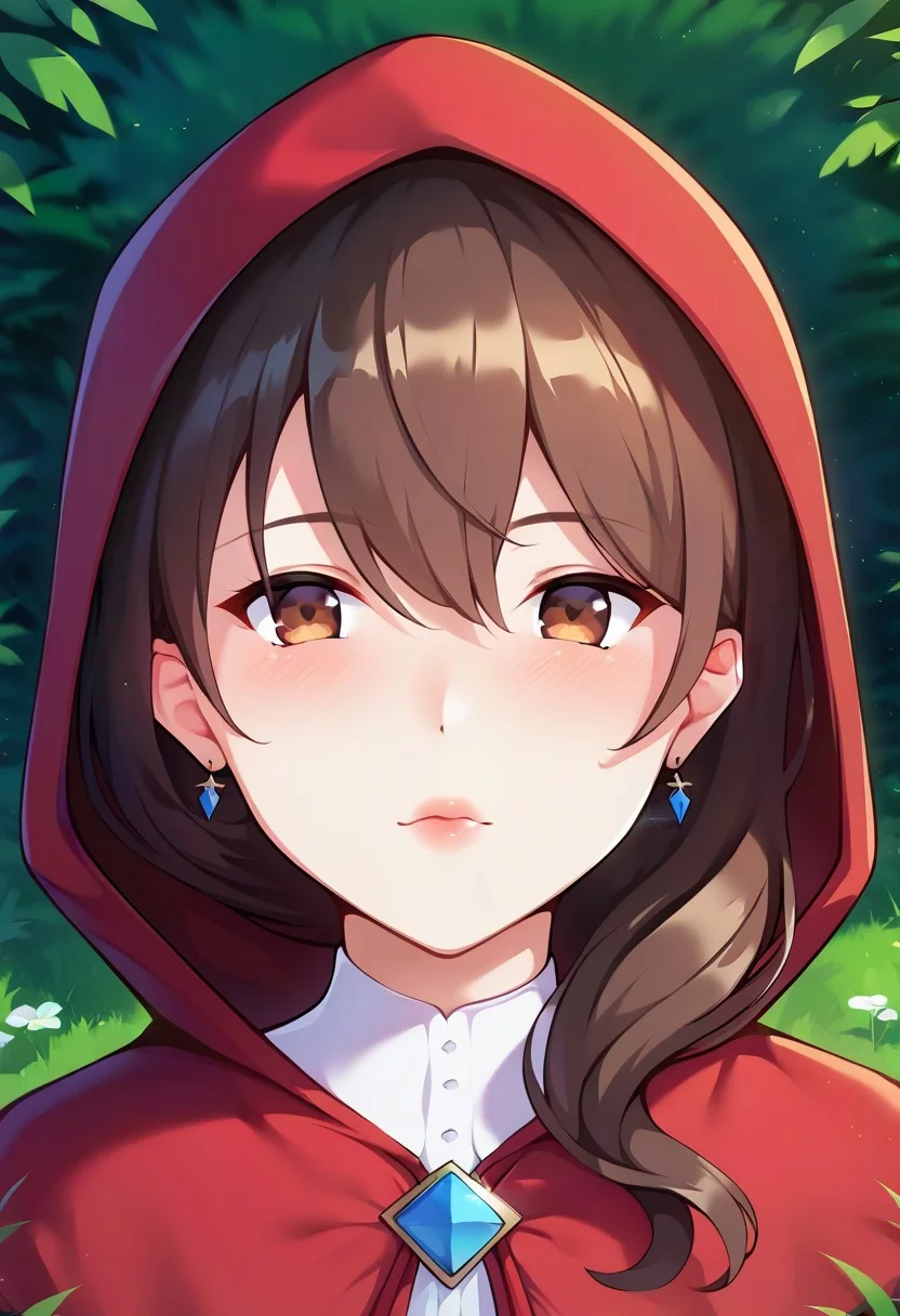 score_9, score_8_up, score_7_up, best quality, masterpiece, uncensored, source_anime
BREAK
little red hood, brown eyes, white pantyhose, brown hair
