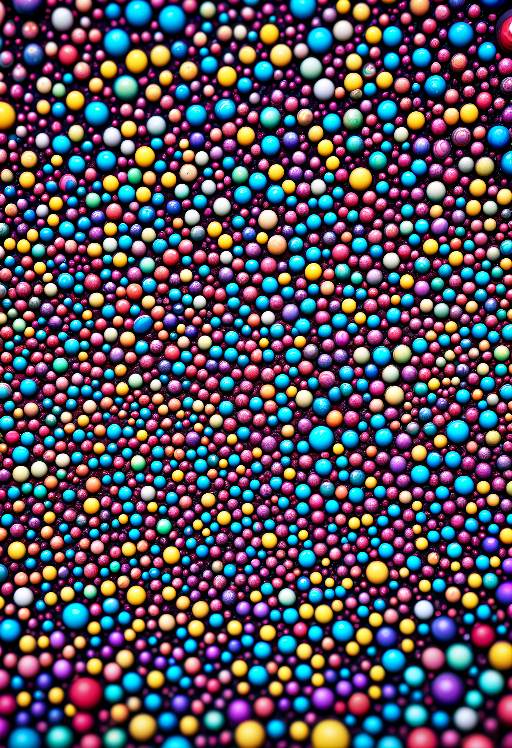 glitter style pointilism, psychedelic art in drdjns style of photorealistic marbles, intricate patterns, complex and detailed, masterpiece, 8k, hdr