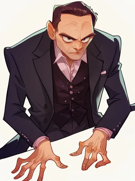 score_9, score_8_up, score_7_up, score_6_up, score_5_up, <lora:kangyannanXLP:1> kangyannan, white background, 1boy, suit, solo