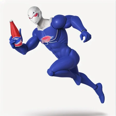 <lora:pepsiman:1> pepsiman