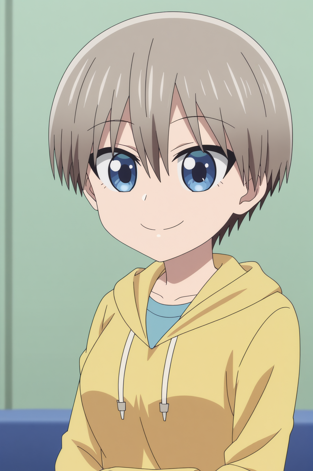 rating_safe,  anime screencap, consistent background,   Hana Uzaki, light smile, upper body <lora:Uzaki-chan_wa_Asobitai-Hana_Uzaki-PDXL:0.8>