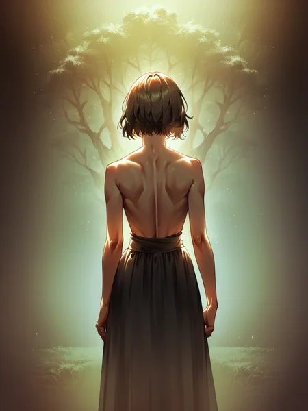 score_9, score_8_up, score_7_up, score_6_up, score_5_up, score_4_up, woman, m00dygr33n, back lit, <lora:m00dygr33nXLP:0.8>