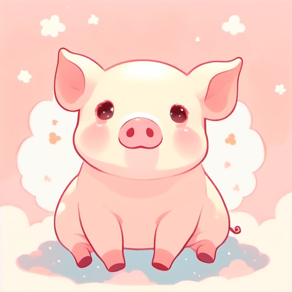 <lora:[XL]Dreamy_animal:1>dreamy pig