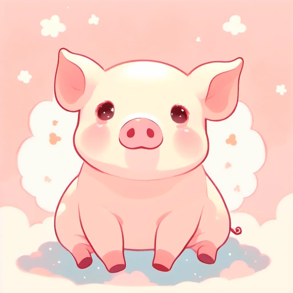<lora:[XL]Dreamy_animal:1>dreamy pig