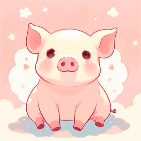 <lora:[XL]Dreamy_animal:1>dreamy pig