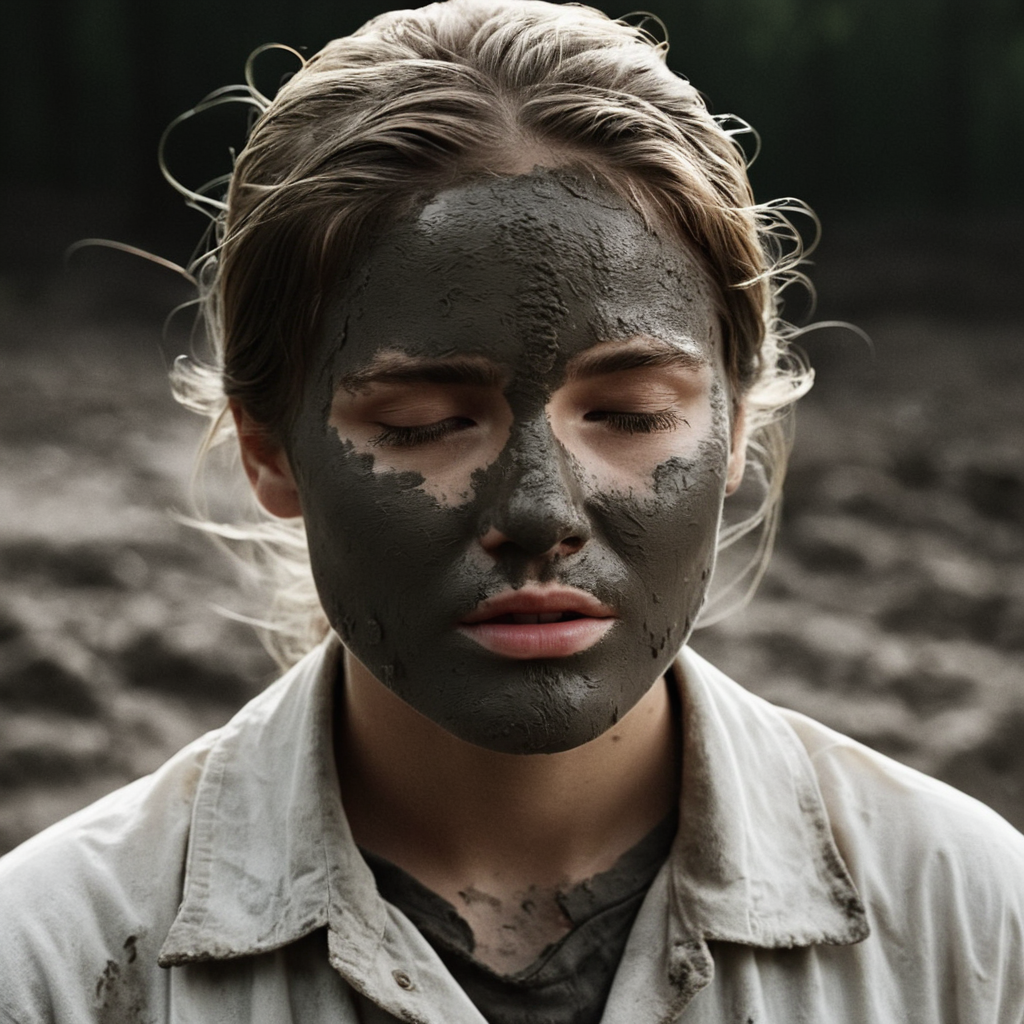 cinematic film still of  <lora:High-key lighting Style:1>
bright light, bright, a woman with mud on her face and a white shirt High-key lighting Style,solo,1boy,closed mouth,monochrome,closed eyes,greyscale,male focus,portrait,realistic, shallow depth of field, vignette, highly detailed, high budget, bokeh, cinemascope, moody, epic, gorgeous, film grain, grainy