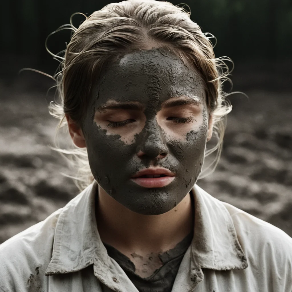 cinematic film still of <lora:High-key lighting Style:1>
bright light, bright, a woman with mud on her face and a white shirt High-key lighting Style,solo,1boy,closed mouth,monochrome,closed eyes,greyscale,male focus,portrait,realistic, shallow depth of field, vignette, highly detailed, high budget, bokeh, cinemascope, moody, epic, gorgeous, film grain, grainy
