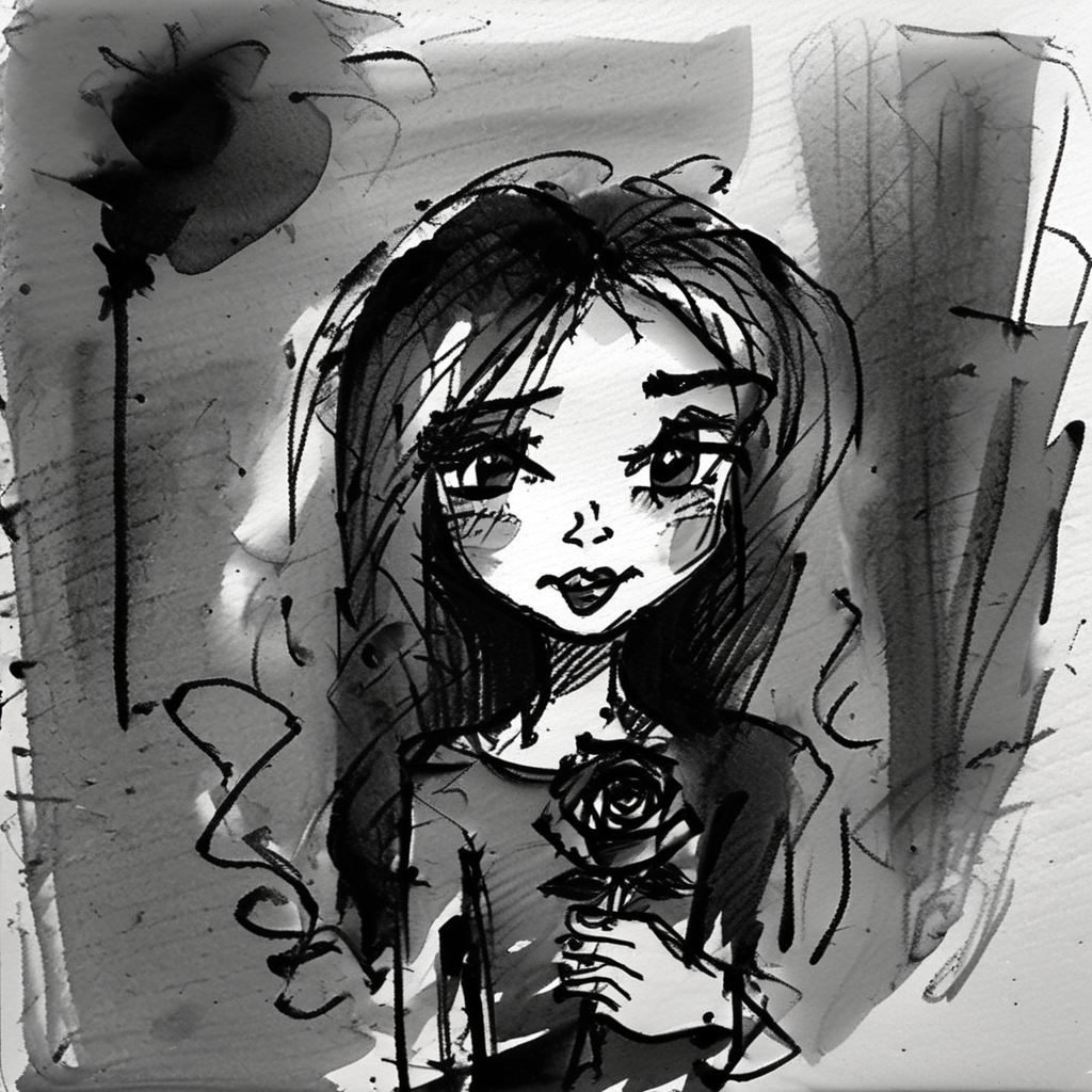 corcoc4s  girl with rose <lora:corcoc4s:1>