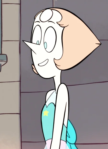 score_9, score_8_up, score_7_up, highly detailed, beautiful Pearl, closeup, flat chest, rating_questionable, source_anime, happy, sustl, BREAK best quality, masterpiece, cartoon, e621, digital_art <lora:Stevenuniverse-style-pdxl-4:1.0>