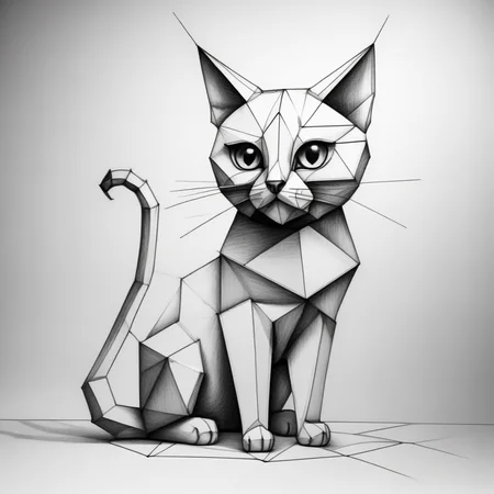 gformix geometric sketch cat with big eyes
<lora:gformix:0.8>