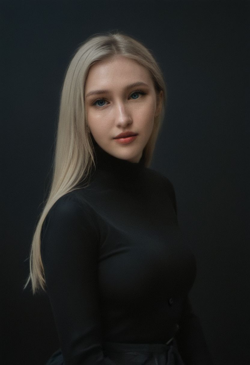 1girl, a 30 year old gorgeous woman, milfpeaches, detailed skin face and eyes ,delicate face lines, round face shape, very intricate, natural lighting , at bar in nightclub, dark room, skin pores, smoke, relax, diffused light, elegant coat, chair, blazer, jeans, makeup, heart-shaped lips, high-heels, laced bra, shy corner smile, black shirt button-up, ((very long hair)), low contrast, natural face, blonde hair, cerulean eyes, dark circles under eyes, smile, natural breast, round breasts, sexy and curvy body, sitting on counter, crossed legs, long curvy legs, focus eyes,( wavy hair), glasses, from below,