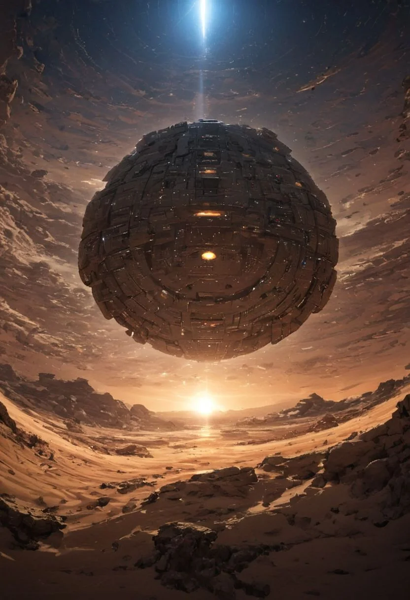 (POV view , DOF, first people view from the entrance, low angle shot:1.4),
(Ancient civilization, Alien Prometheus movie scene, dune movie scene:1.5), 
In the distant future, humans are spread across planets and ruled by an empire. The most important scene in the Dune movie, "Arrakis", was filmed in the Wadi Rum desert, the largest desert in Jordan, also known as the "Valley of the Moon". Some scenes were filmed in Rubou, Abu Dhabi, the Middle East. Shot in the Rub' al Khali desert. In addition to the desert landscape, the towering rocky scenery was also the main reason why it was chosen as the shooting location.
(Large Files, Ultra Realistic, 8K, 16k, FHD, HD, VFX, Perfect, Photography, composition, Architecture Sales Photography, Architecture Competition, Ultra High Resolution, Cinematography, High Resolution Image:1.1), (dramatic lighting, direct sunlight, ray tracing, clear shadow:1.2),  (real landscape:1.1), (blurred background:1.0), (urban background, more_details) ,
great lighting, clear, industrialbuilding, futureskyline, spstation