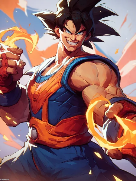 score_9, score_8_up, score_7_up, score_6_up, son goku, fighting stance, looking at viewer, cowboy shot, cowboy shot, smile,
,MarvelRivals, <lora:AMarvelRivals_style:0.85>, cartoon, aura, dutch angle, <lora:HandFixer_pdxl_Incrs_v1:0.35>, handfixer,