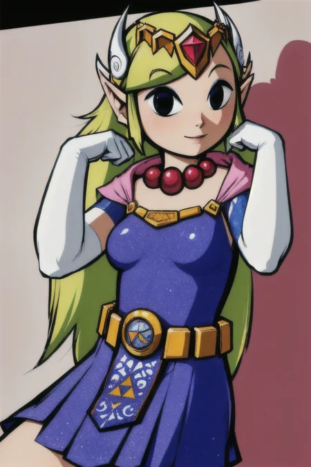 (Realistic:1.5) solo EdobLOZSpiritTracksZelda big breasts <lora:EdobLOZSpiritTracksZelda_v1.2:0.8>