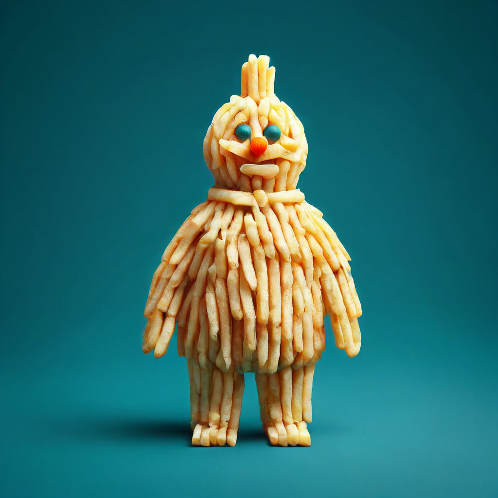 a snowman, friessty1e<lora:friessty1e:1.2>