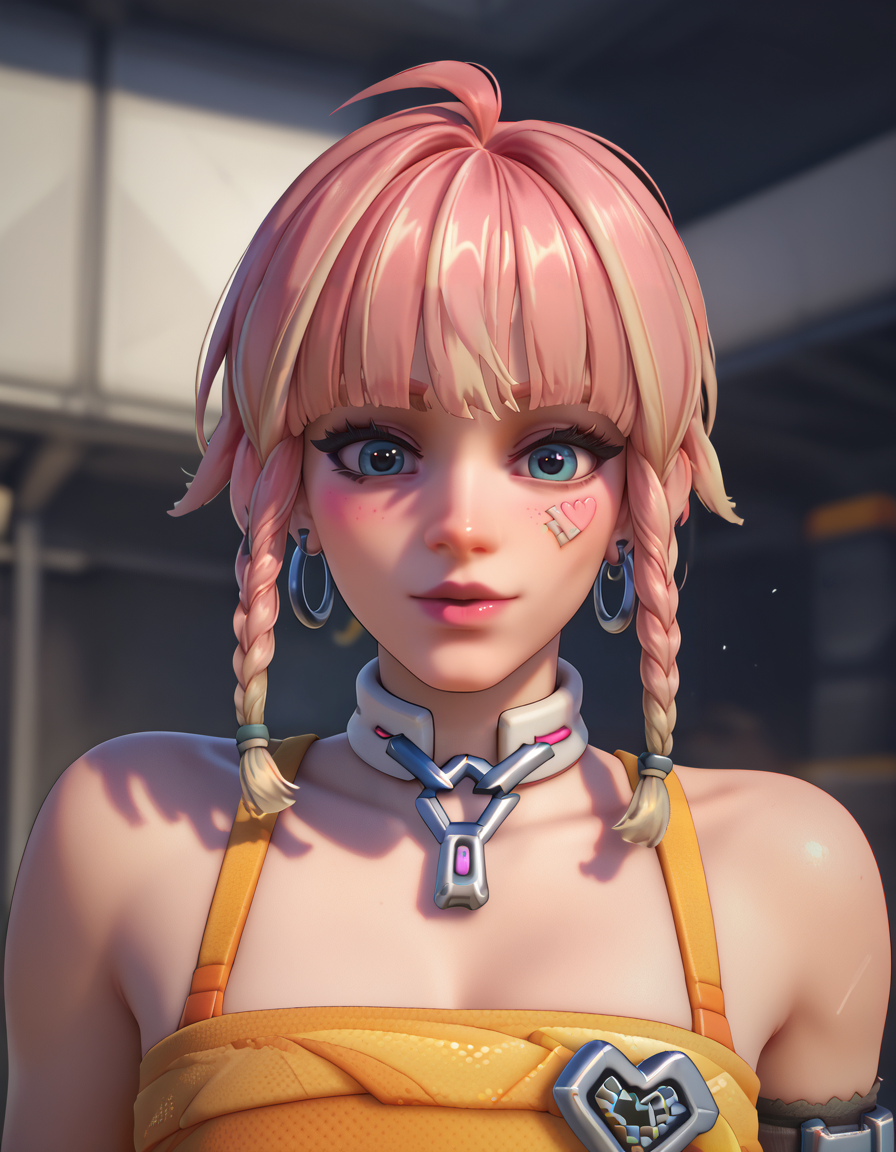 score_9, score_8_up, score_7_up, 1girl, solo focus, ,2.5d, solo focus,  fearlessmercy, mercy (overwatch), <lora:Fearless_mercy_pony-000043:1> Seductive Gaze: Gaze towards the camera with a soft seductive look letting your eyes do the talking. This pose exudes mystery and allure.
