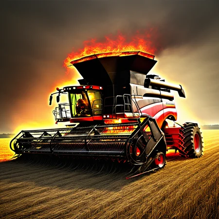 HavvoricFireDarkstyle combine harvester