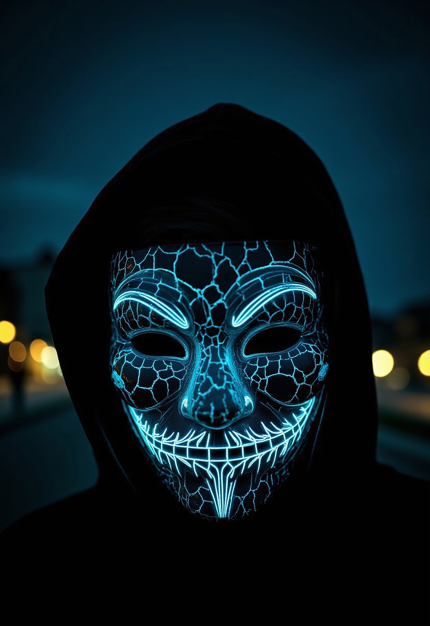 aidmaimageupgrader, aidmamj6.1, a high quality digital image of unmask your emotions, we're all a little broken, they glow at night