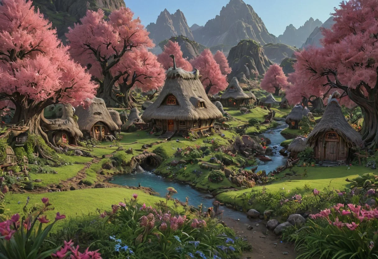 *snoo* *village* novuschroma46 style alienlandscapeslora maidrauh_2