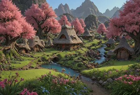 *snoo* *village* novuschroma46 style alienlandscapeslora maidrauh_2