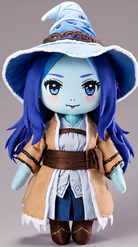 (((plushify, character stuffed toy, chibi))),
1girl wearing ranni-outfit, 
long blue hair,
one eye closed,
 looking at viewer,
enigmatic smile,
 <lora:armorify:1>
 <lora:w3ers:0.0>w3ers,
 <lora:Realistic000003_1_2.5DAnime_0.05_Merge1:0.0>
 <lora:woafu_plushify_sdxl_v02:1>