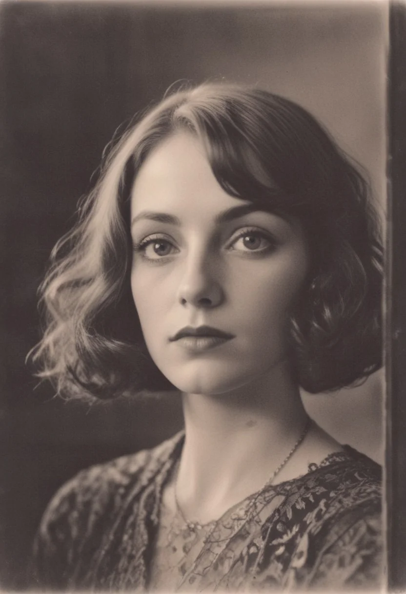 Masterpiece, lith_orwo_dokumentenpapier_D, instagram photo, portrait photograph shot on CINEMATOGRAPHE, Film noir style, Woman with an expressive look on abstract background by Albert Lynch, Kati Horna, Abbott Handerson Thayer, amazing composition, soft volumetric lighting, insanely detailed, vintage, Art nouveau, captivates with sharp focus, intricate motifs, 1920s style, mysterious, cinematic, professional, hyper-detailed, studio photo quality, <lora:Add-detail-xl:1.5>, film grain <lora:lith_orwo_dokumentenpapierD_SDXL:1>