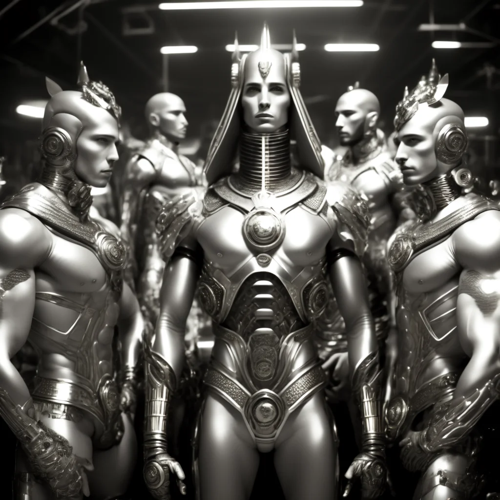 photo Meeting of the Machine kings with the Supreme Energy Adonis (EnergyAdonis style:1) <lora:djzEnergyAdonis:0.8)