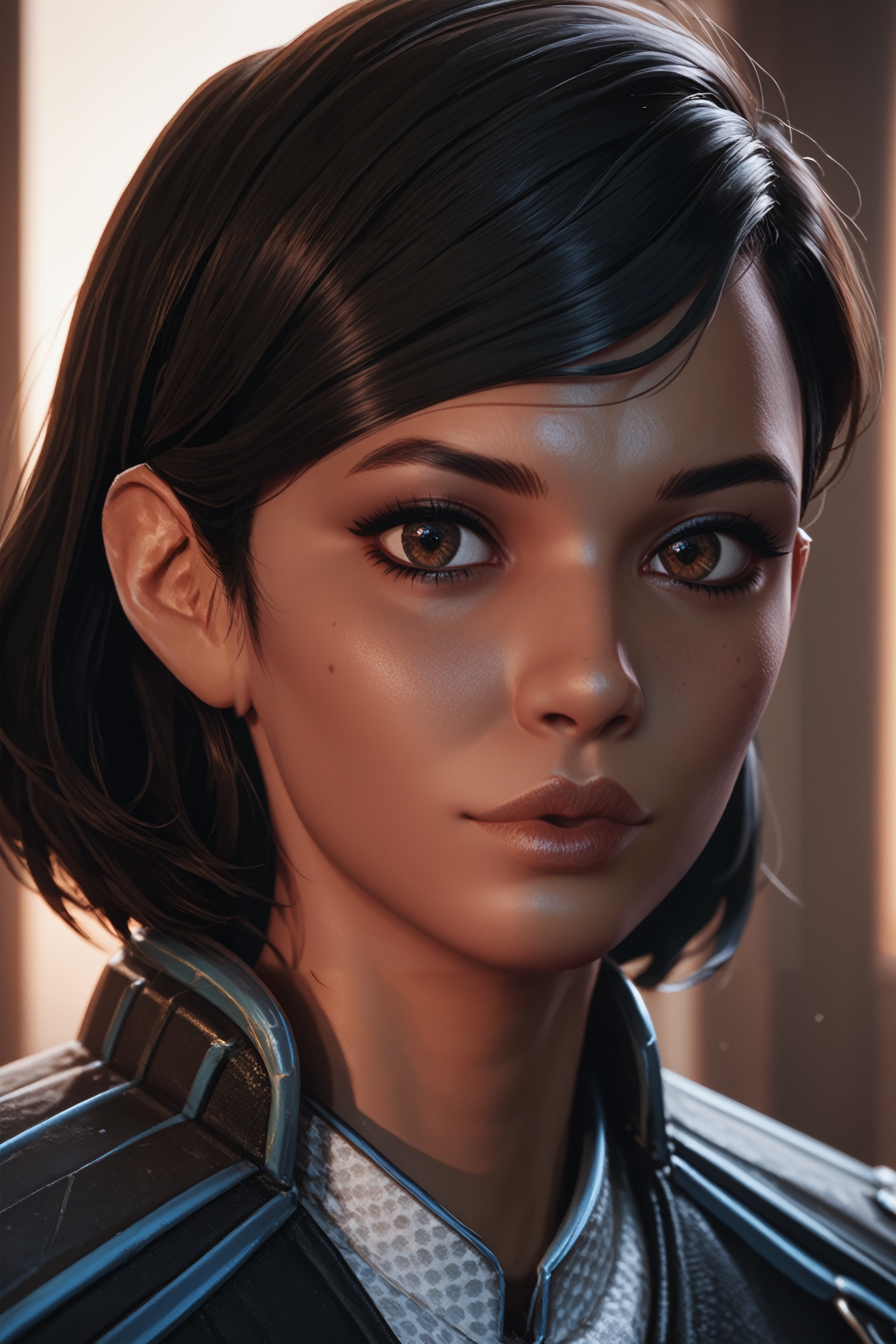 score_9, score_8_up, score_7_up,
<lora:METraynor:1.0>
METraynor, 1girl, black hair, brown eyes, dark skin, looking at viewer, portrait