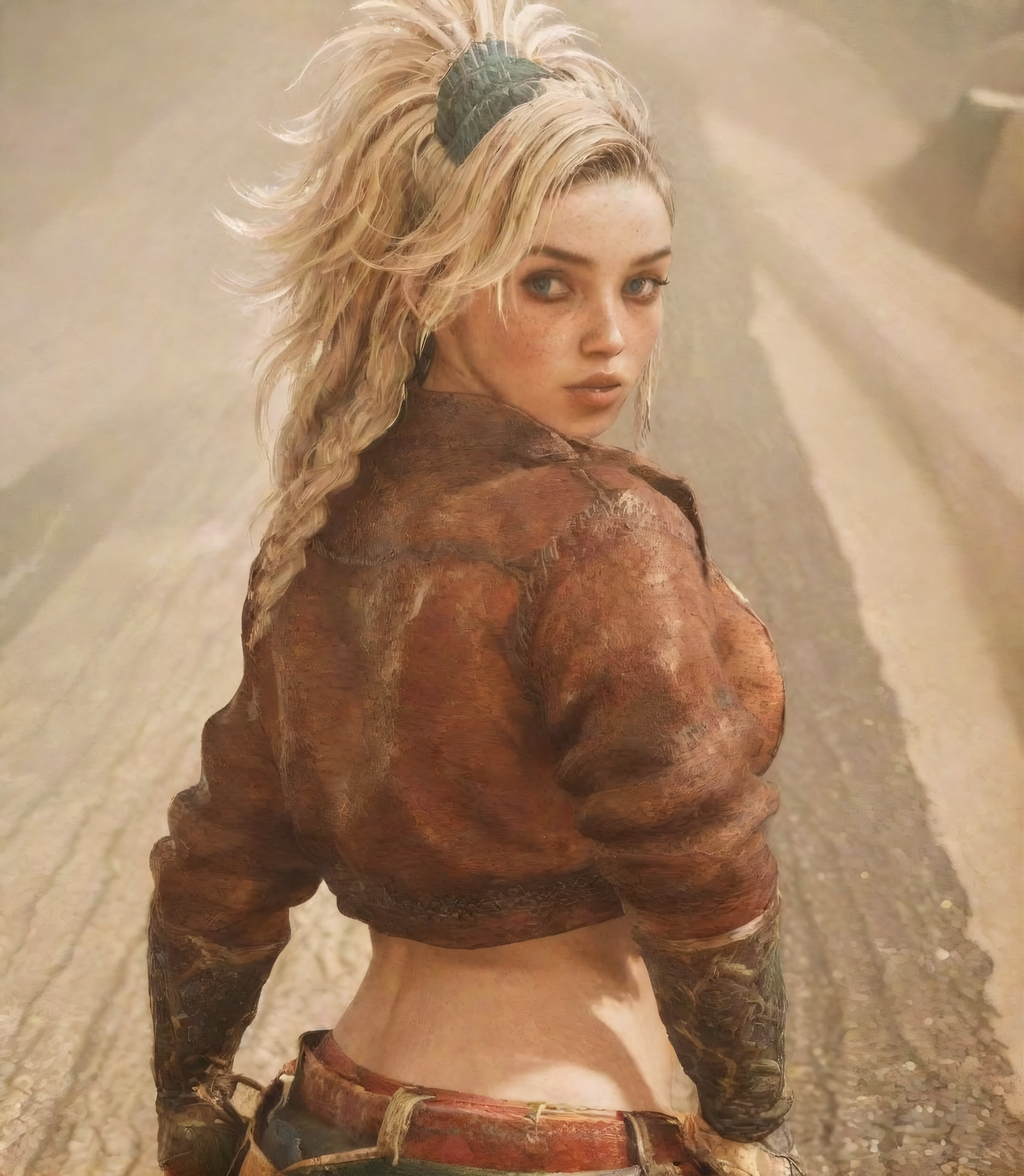 <lora:add-detail-xl:1>,<lora:lcm-lora-sdxl:1>,<lora:gemma_mhwildsXL:1>,gemma_mhwilds,1girl,in a desert,colorful,