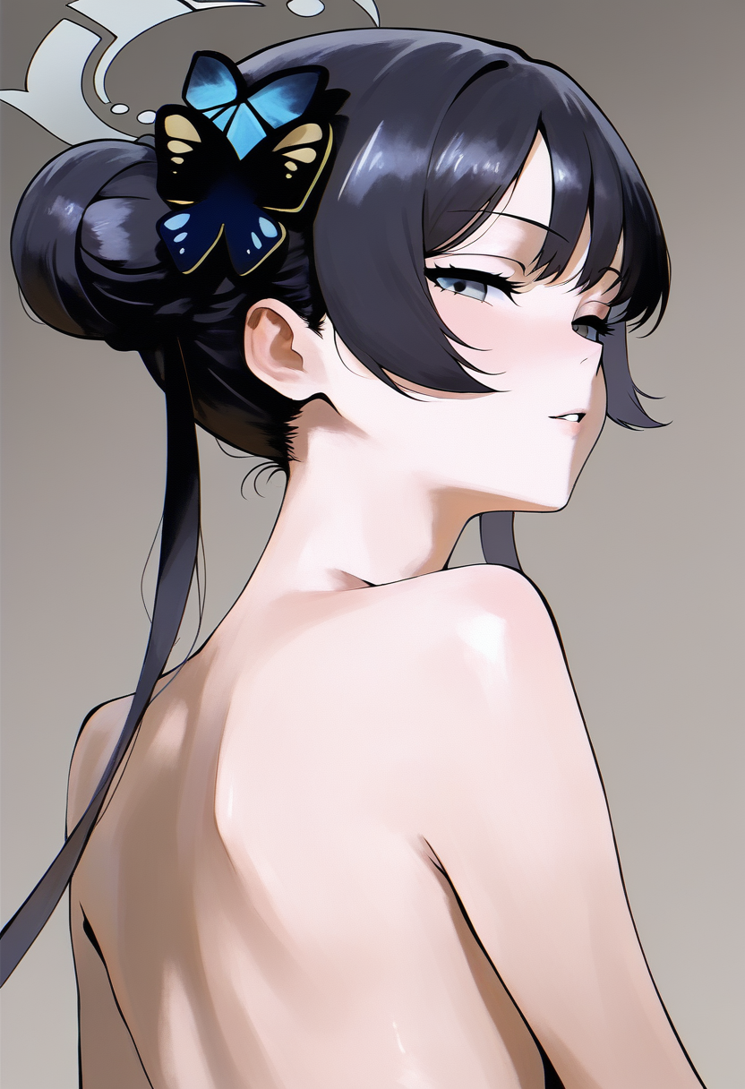 kisaki \(blue archive\), 1girl, completely nude, seductive, provocative, intimate, sensual,
masterpiece|amazing quality|best quality|aesthetic,