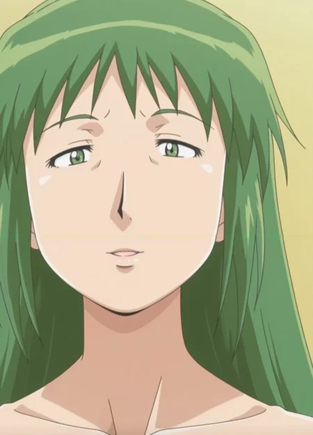 <lora:Otonashi-000006:1>,otonashi,green hair,mature female,anime screencap,anime coloring,original,