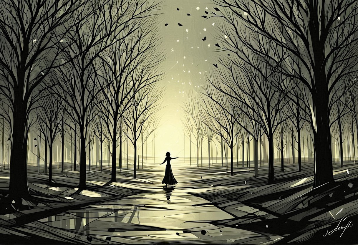 Lift your head up darling and look around you
and try and see the beauty in what surrounds you. 
Because maybe your dreams are just not that far away 
and who am I to be telling you to stay?
