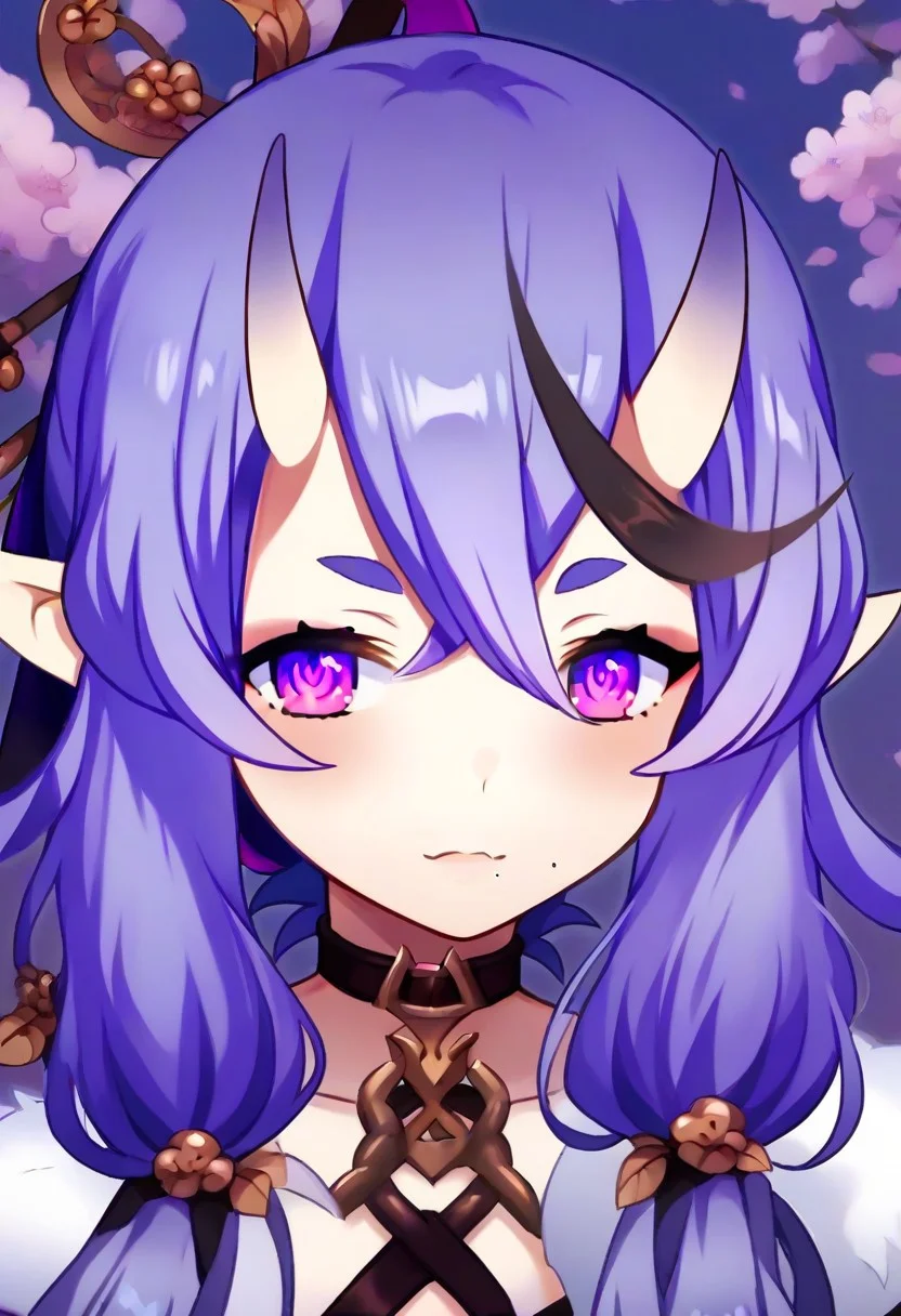 detailed background, posing, shiny skin, <lora:rindou.il:1>, rindou, purple eyes,