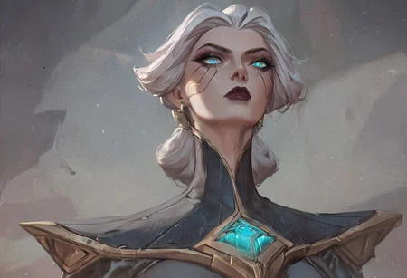 score_9, score_8_up, score_7_up, score_6_up, score_5_up, score_4_up, ,(8k uhd, masterpiece, best quality, high quality, absurdres, ultra-detailed), Camille, League of Legends, FEMALE, WOMAN