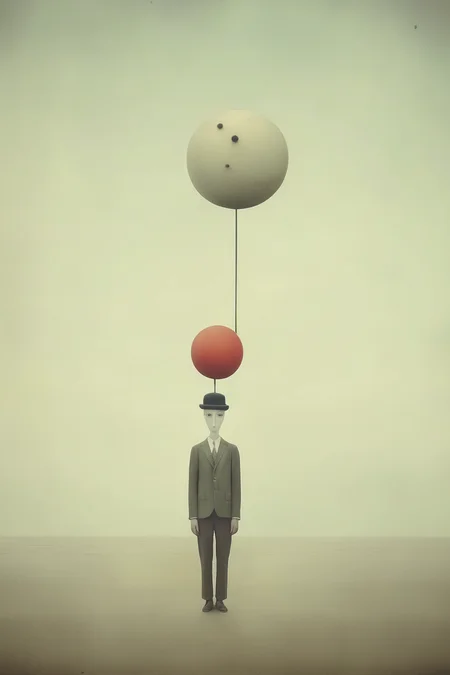 <lora:Gabriel Pacheco Style:1>Gabriel Pacheco Style - I'm special, mismatched, I don't understand the world, the world doesn't understand me either. But I know that I can delight the world and I'm starting to do it. Surrealism. Shot from 70mm.
