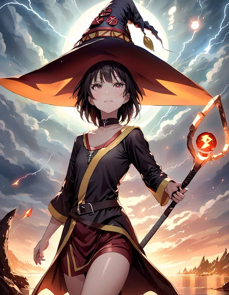 1girl megumin, nude,witch hat, cape, staff, from the side, smiling ,
inside Futuristic Fantasy Prison in Estuary, Thunderstorm with lightning Weather Celestial sky at Daybreak
<lora:MeguminXL_v2.5:1>, <lora:SDXL - Wrong:1>, ZIP2D
