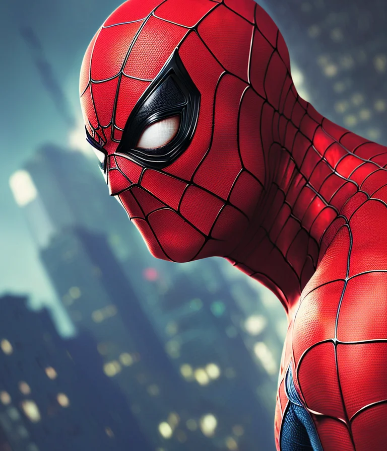 solo mid shot portrait photo of a real life version of spiderman, open office fantasy background, charming smirking, by Christopher Balaskas and Gustave Dor�
ultra realistic highly detailed intricate
photorealistic analog style photograph
sharp focus on eyes, cinematic lighting