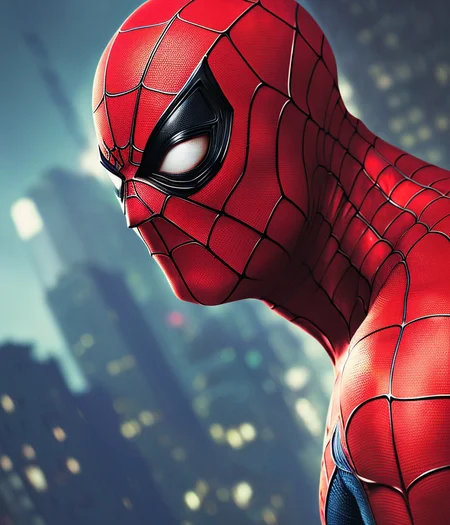 solo mid shot portrait photo of a real life version of spiderman, open office fantasy background, charming smirking, by Christopher Balaskas and Gustave Dor�
ultra realistic highly detailed intricate
photorealistic analog style photograph
sharp focus on eyes, cinematic lighting